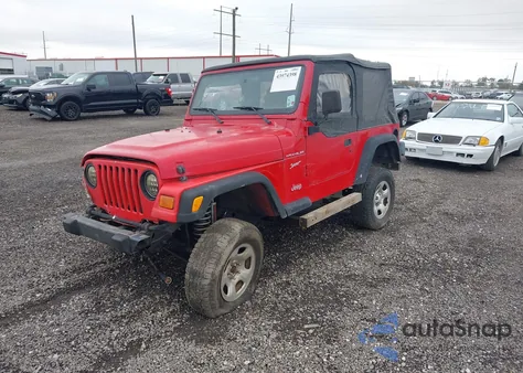 2002 Jeep Wrangler Sport from USA, damaged, VIN 1J4FA49S62P726002